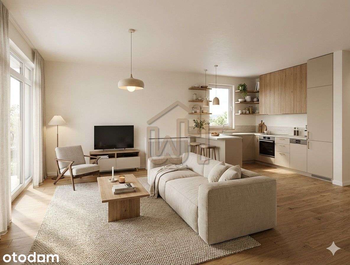 Nowe 4 pokoje 90 m2 + 2 balkony przy Wale Wiślanym