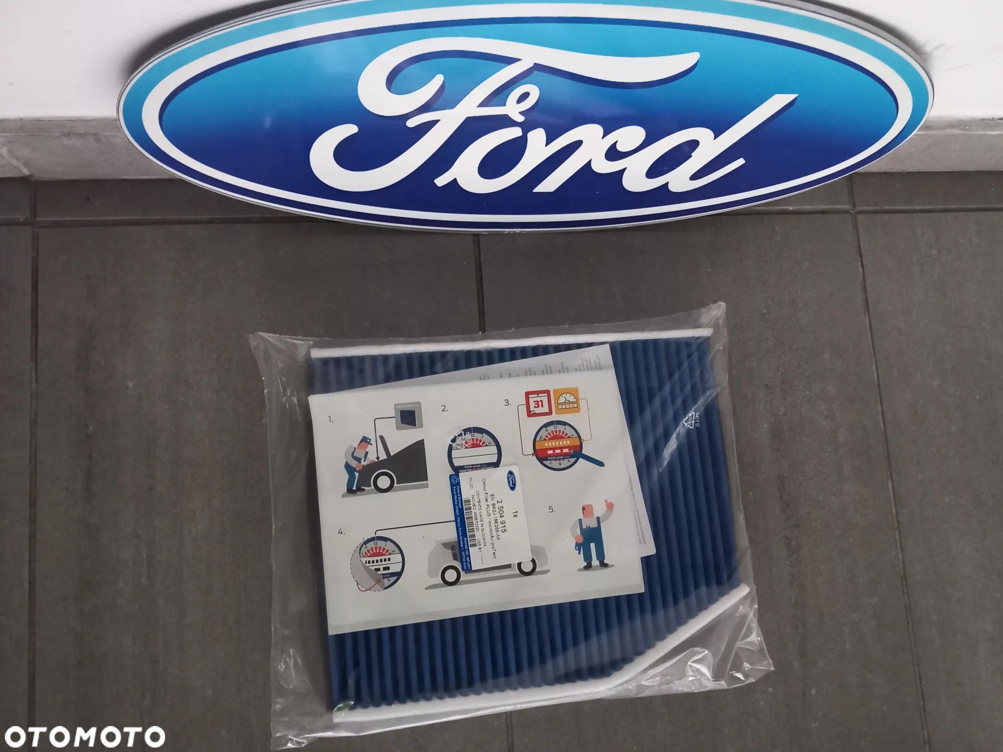 Filtr Kabinowy Z Węglem Aktywnym, Antyalergiczny Do Ford Transit 2014-2019 2504915 - 1