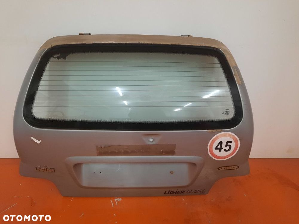 LIGIER AMBRA 505 CM 99-06 DISEL KLAPA  SZYBA BAGAŻNIKA - 1
