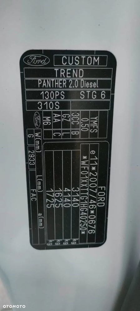 Ford Transit Custom L1H1 LKW VA Autm Active - 17