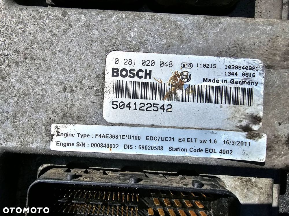 KOMPUTER SILNIKA ECU IVECO EUROCARGO 20E28 0281020048 - 6