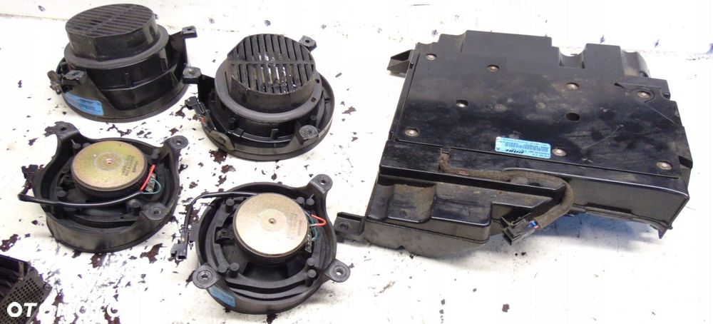 GŁOŚNIK BASOWY BOSE SUBWOOFER WZMACZNIAC GŁOŚNIKI KPL MERCEDES ML W163 LIFT - 2