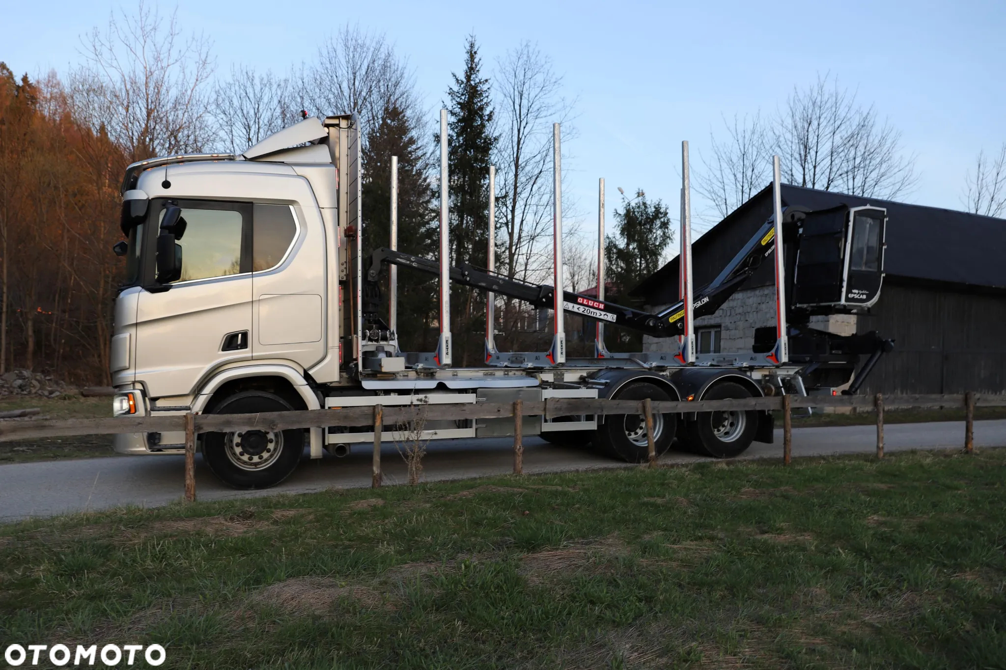 Scania R650 6X4 EURO 6 Resor Resor Dzwig Epsilon z Kabina Do drewna Lasu dłużycy kłody Palfinger - 16