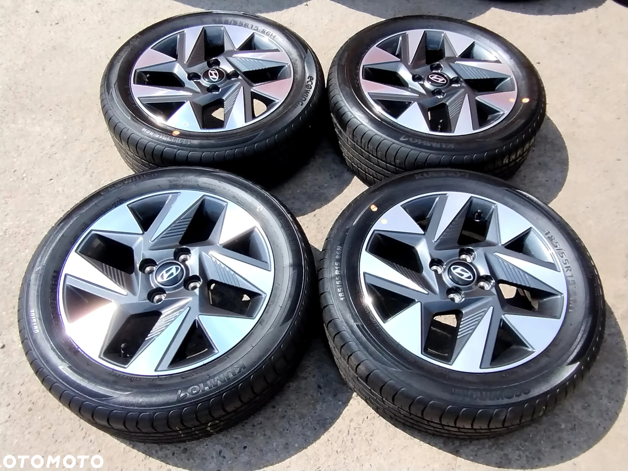 4x100 Felgi Aluminiowe Alufelgi 15 Koła Letnie Lato HYUNDAI ACCENT GETZ I10 KIA RIO PICANTO X CROSS Legnica ALU-RAD 185/55 23r. J.NOWE - 3