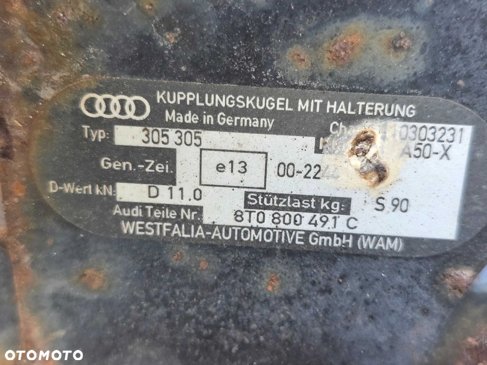 Hak Holowniczy Westfalia Audi A4 B8 A5 8T Moduł Wypinany - 2