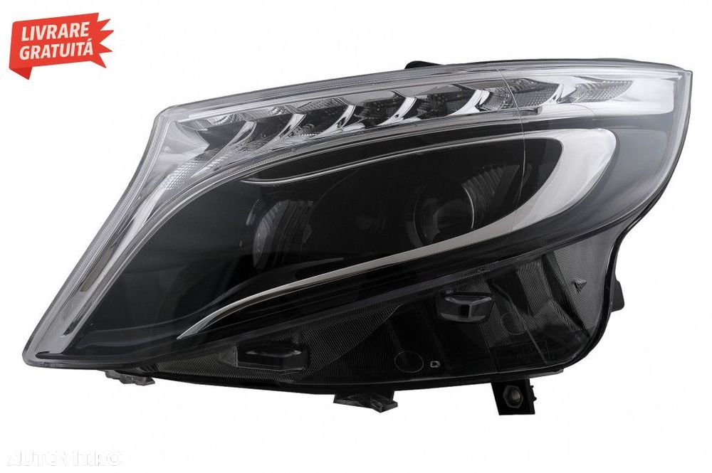 Faruri LED Mercedes V-Class W447 Vito (2014-2017) Negru - 2