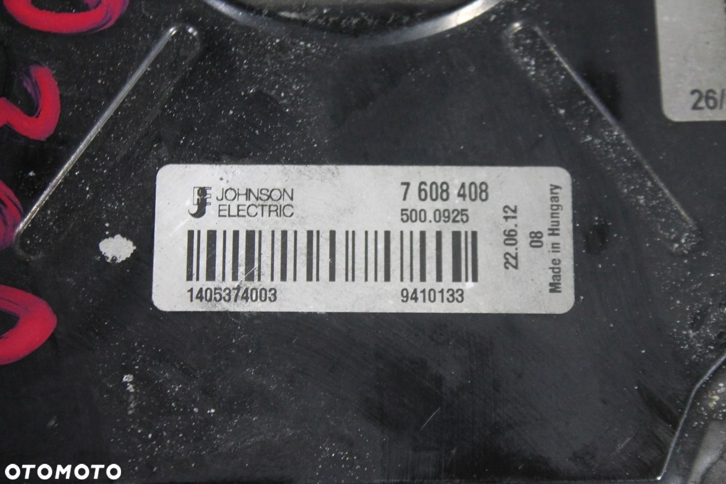 WENTYLATOR CHŁODNICY 7608408 BMW F30 F31 3.0D 11- - 3
