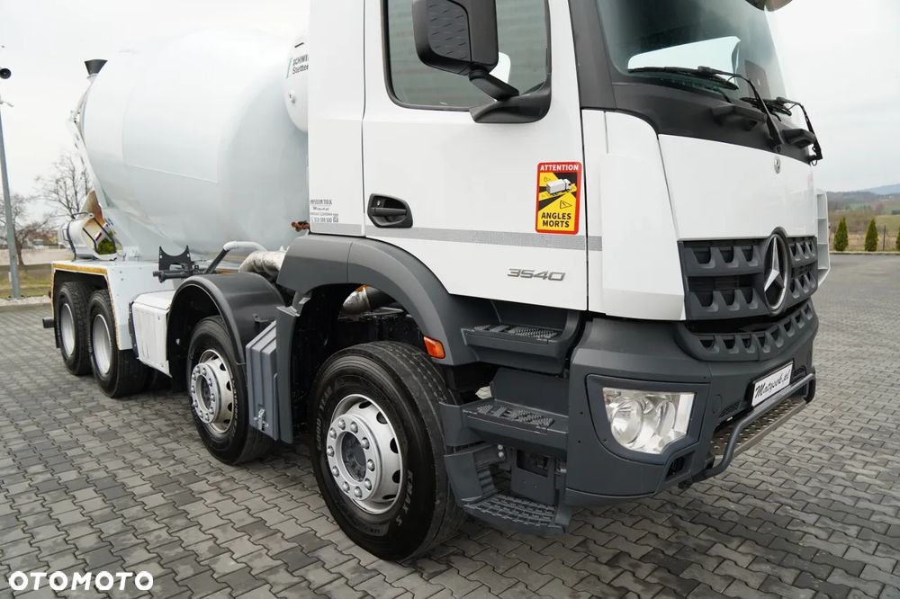 Mercedes-Benz AROCS 3540 / GRUSZKA 9M3 / 8x4 / BETONOMIESZARKA / AUTOMAT / 2022 ROK - 7
