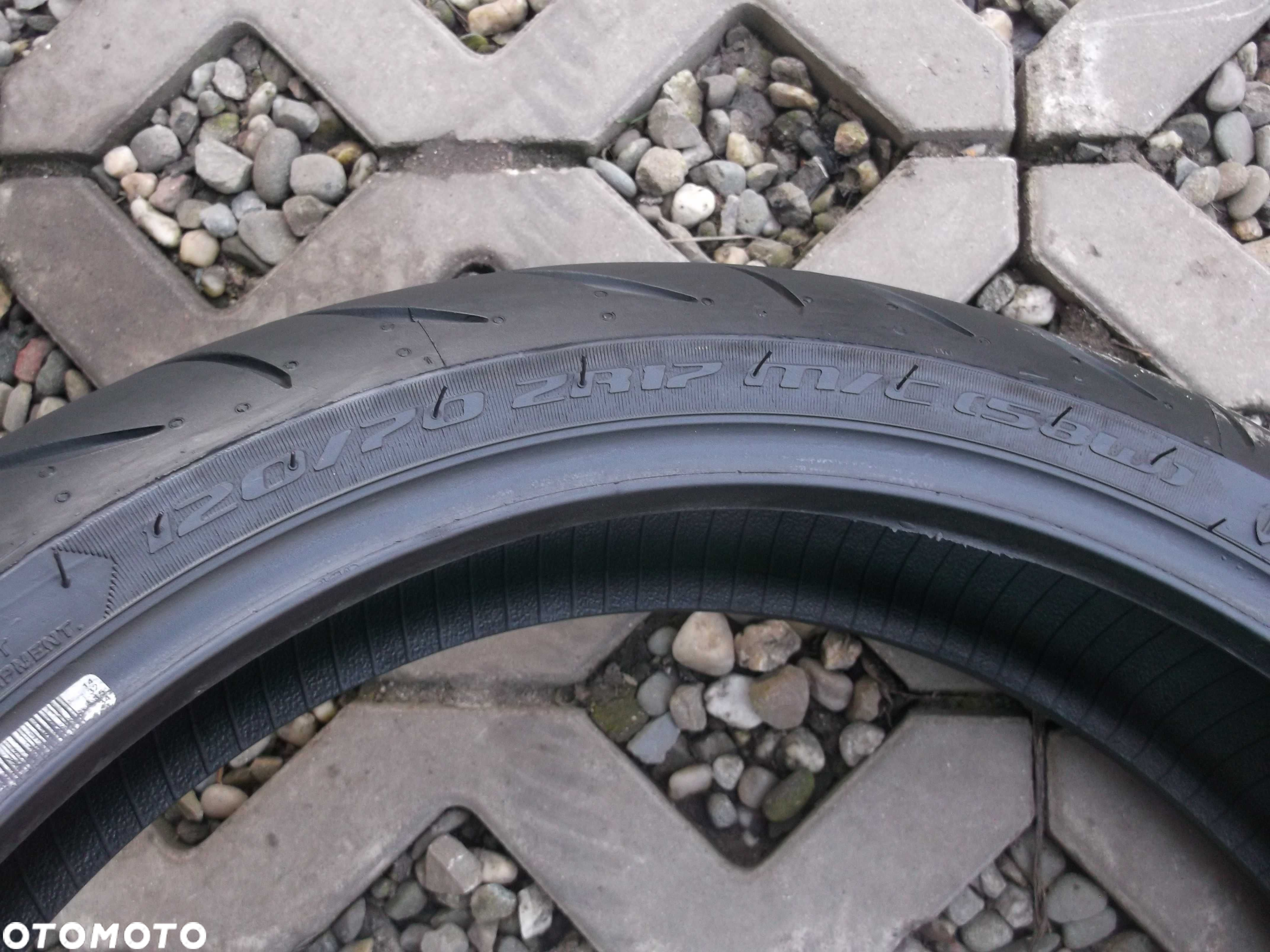 opona 120/70ZR17 Metzeler Sportec M7RR dot0220 2,5mm r17 cbr r1 - 5