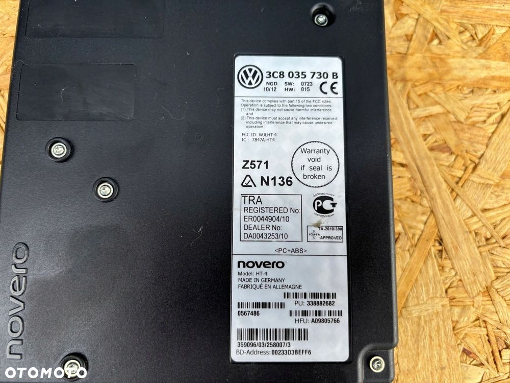 VW KOMPUTER MODUŁ BLUETOOTH 3C8035730B - 2