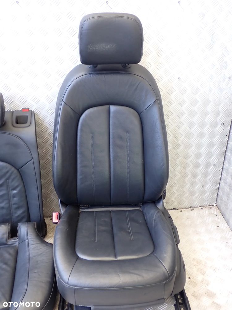 AUDI A6 C7 FOTEL PRZEDNI PRAWY / LEWY ORAZ KANAPA TYLNIA  SKÓRA  KOMPLET, DOSTĘPNE 2 KOMPLETY - 5