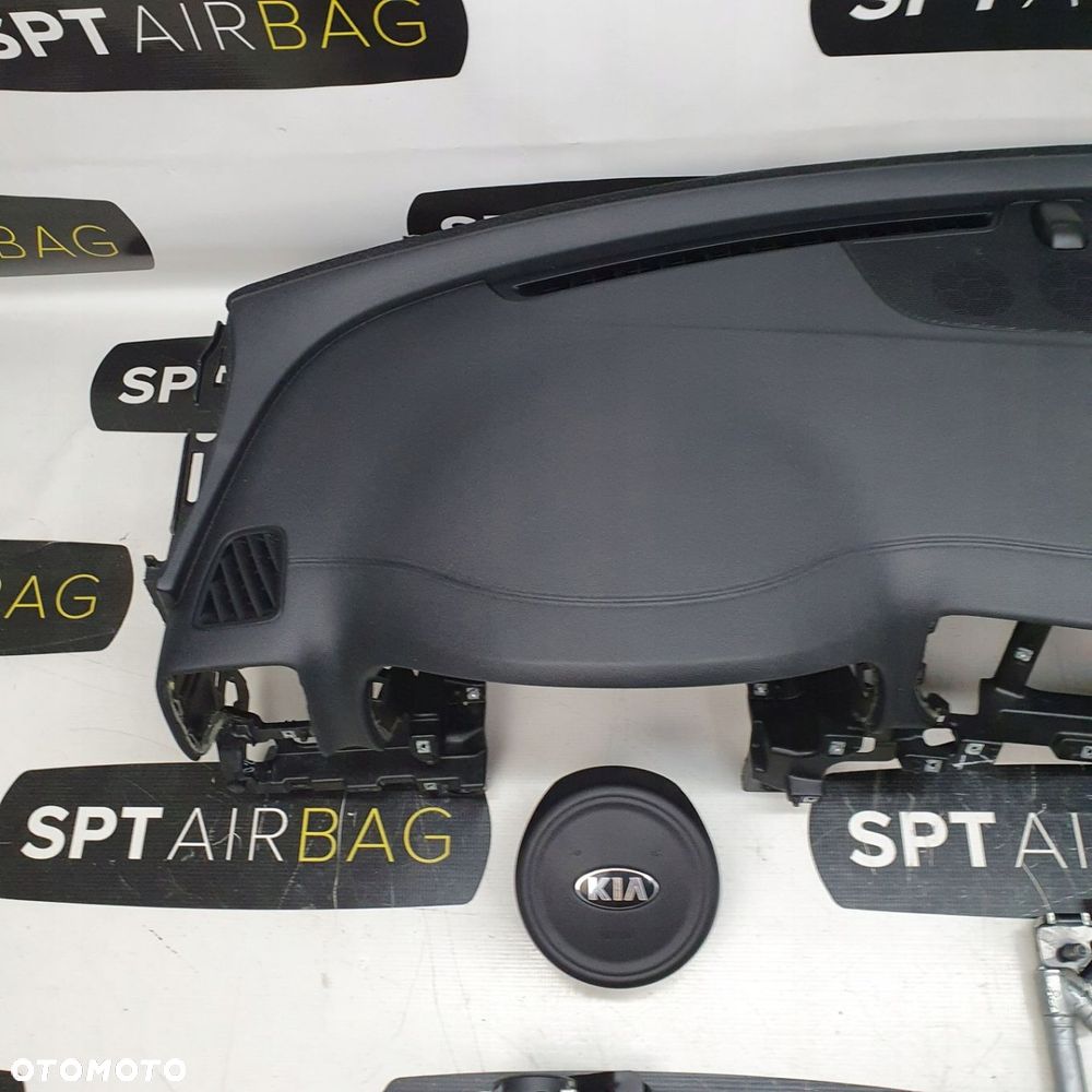 KIA SPORTAGE IV 4 DESKA ROZDZIELCZA KONSOLA KOKPIT PULPIT PODUSZKI AIRBAG AIR BAG PASY KIT SET - 2