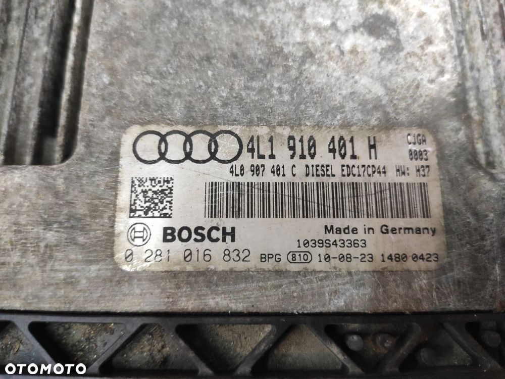 AUDI Q7 4L 3.0 TDI CJG MODUŁ KOMPUTER ECU STEROWNIK SILNIKA ORYGINAŁ - 6