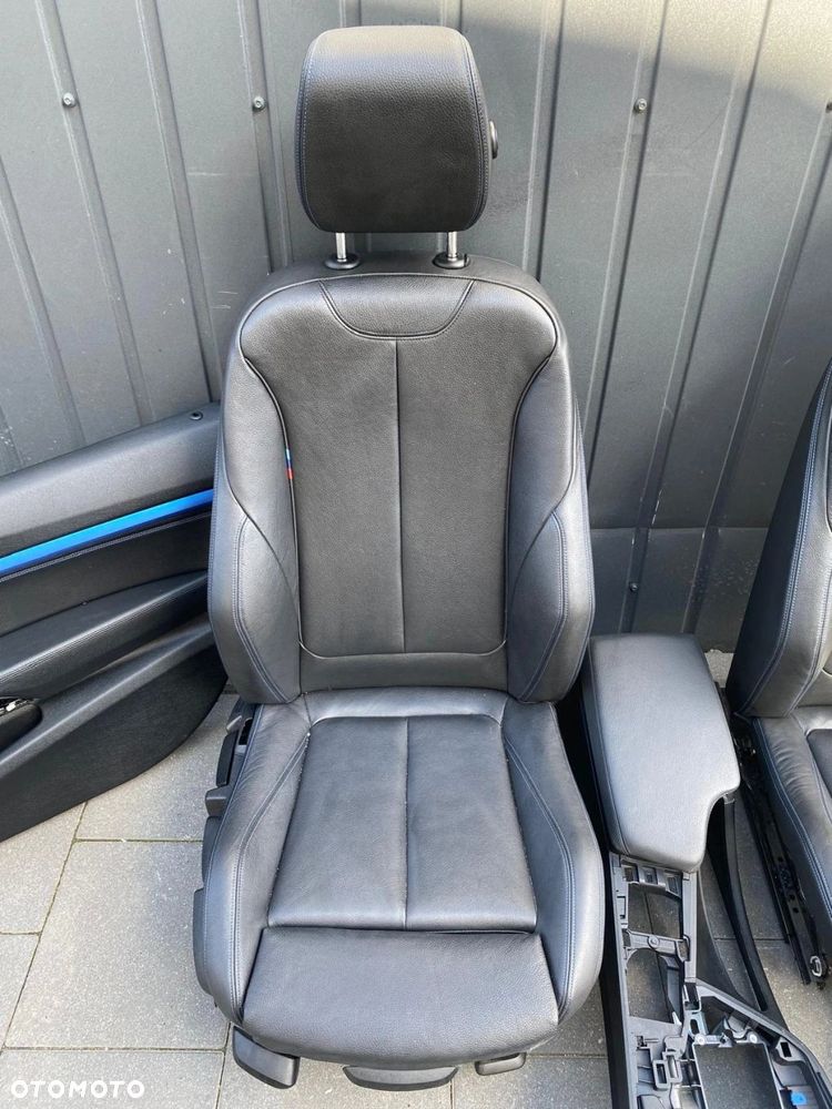 FOTELE TAPICERKA SKÓRA DAKOTA SCHWARZ BMW 3 GT F34 GRZANE M-PAKIET LED - 4