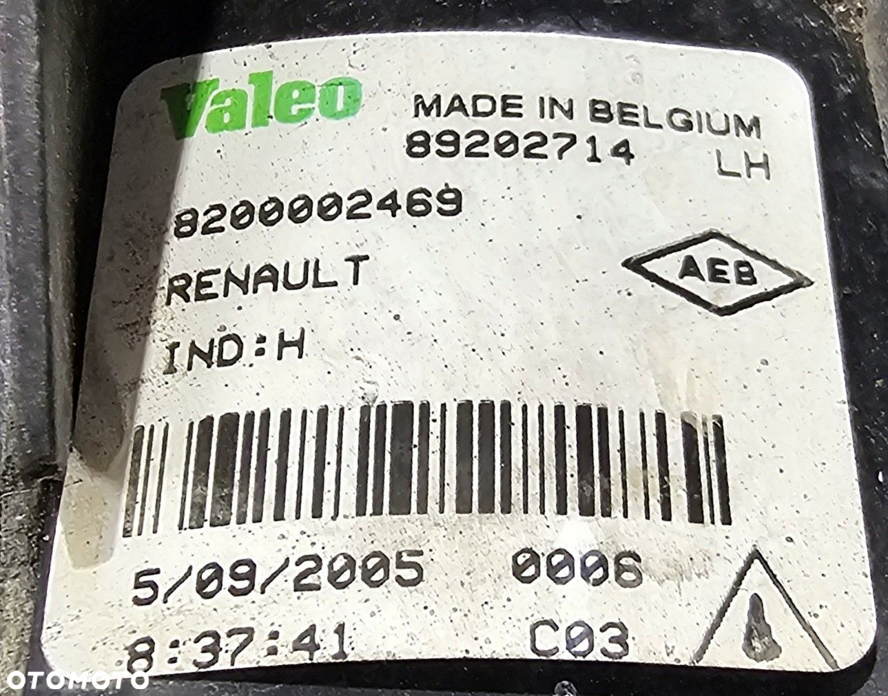 ORG REFLEKTOR PRZECIWMGIELNY LEWY RENAULT / OPEL / NISSAN - 8200002469 - 2
