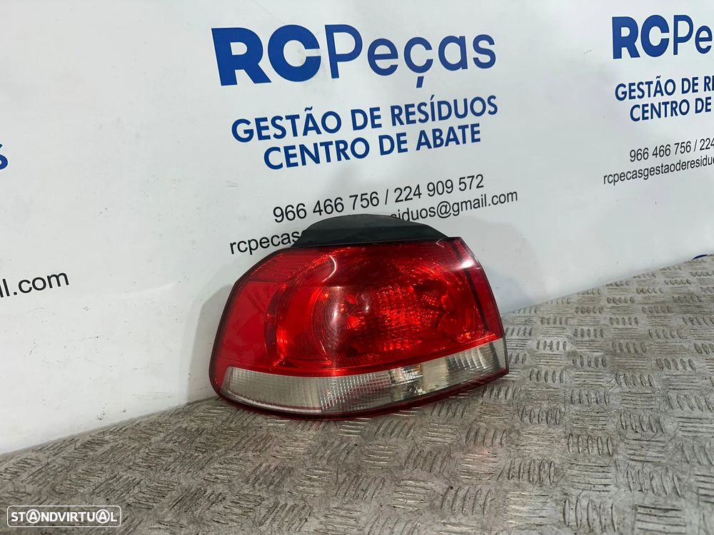 .Farolim Tras Traseiro Direito Original Volkswagen VW Golf 6 Mk6 5K0945111 2008 a 2013 - 6