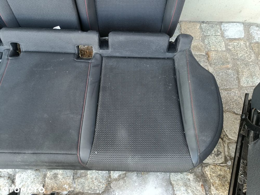 Fotele Seat Leon 3 III FR Skóra Kanapa Przekładka Siedzenia - 5