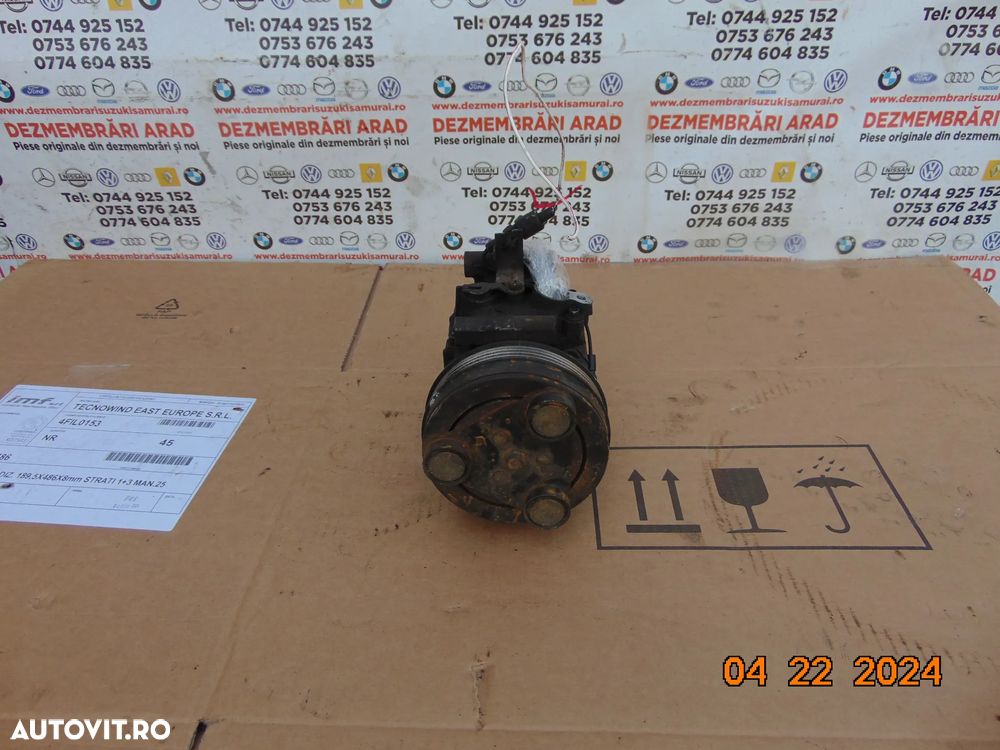 Compresor clima Suzuki Vitara 1.6 2005-2012 Sx4 swfit grand vitara 2 cod ja0 - 3