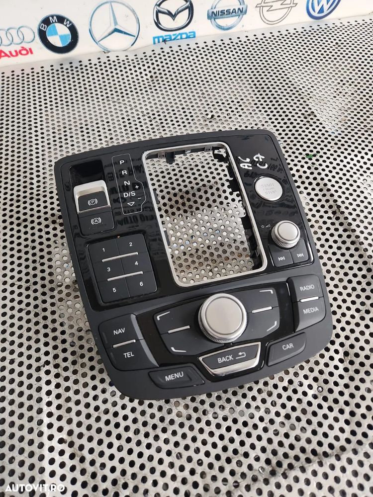 Consola MMI 3G+ Audi A6 4G C7 A7 An 2012-2013-2014-2015-2016-2017-2018 Volan Stanga Cod 4G1919610B Dezmembrez Audi - Dezmembrari Arad - 3