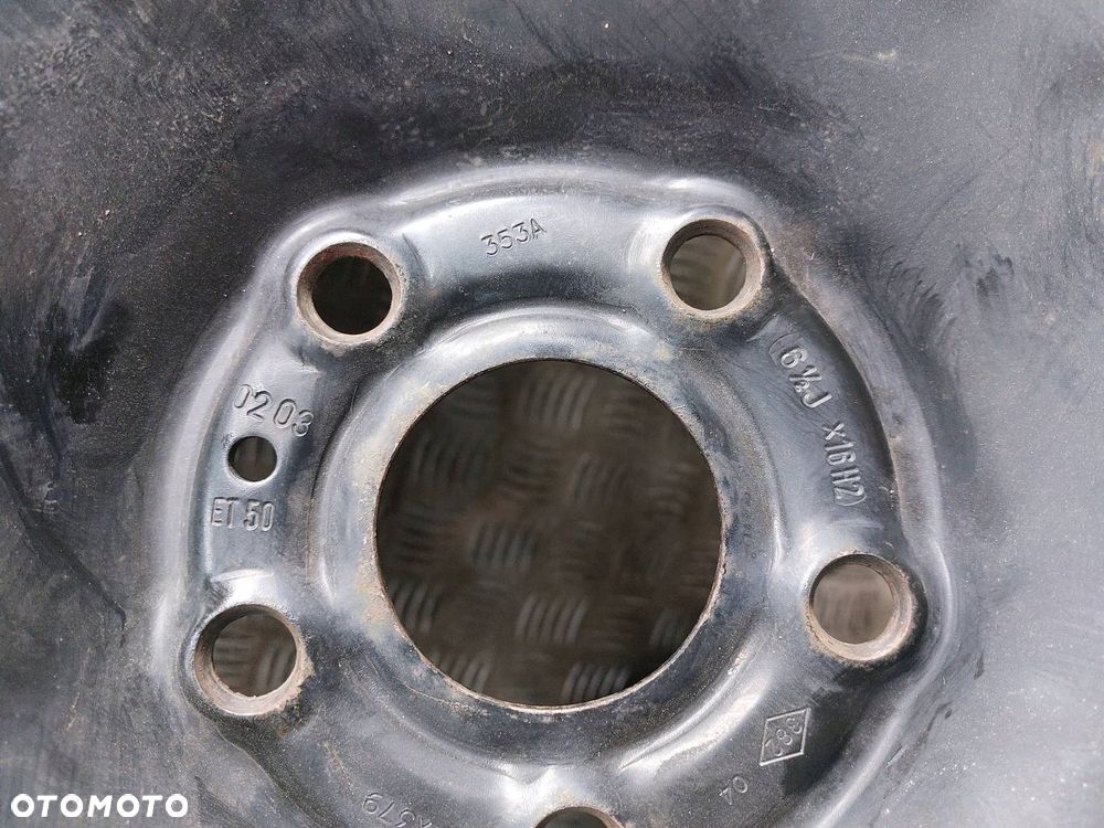 KOŁO FELGA OPONA 5x108 6,5Jx16 ET50 FI60,1 205/55R16 RENAULT LAGUNA II - 2
