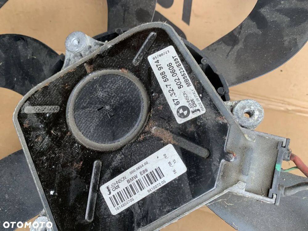 Wentylator chłodnicy wiatrak BMW E81 E87 E84 E90 7588974 - 3