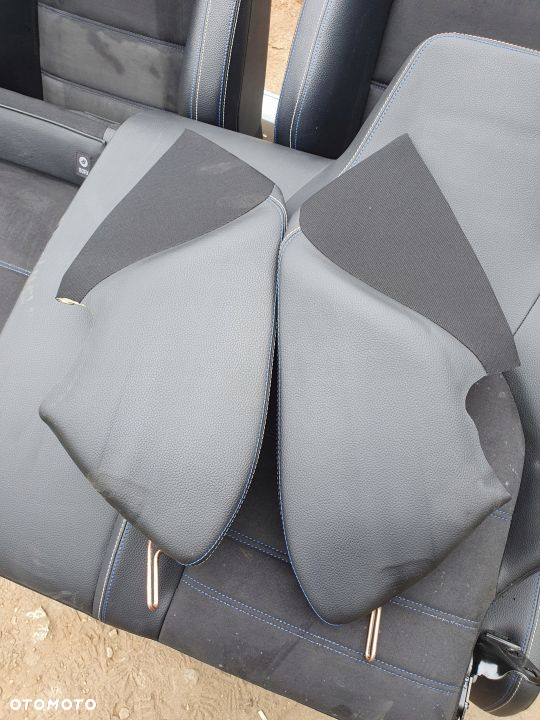 FOTELE KANAPA BOCZKI MERCEDES C W204 LIFT COUPE ALCANTARA ORYGINAL DEMONTAZ - 10