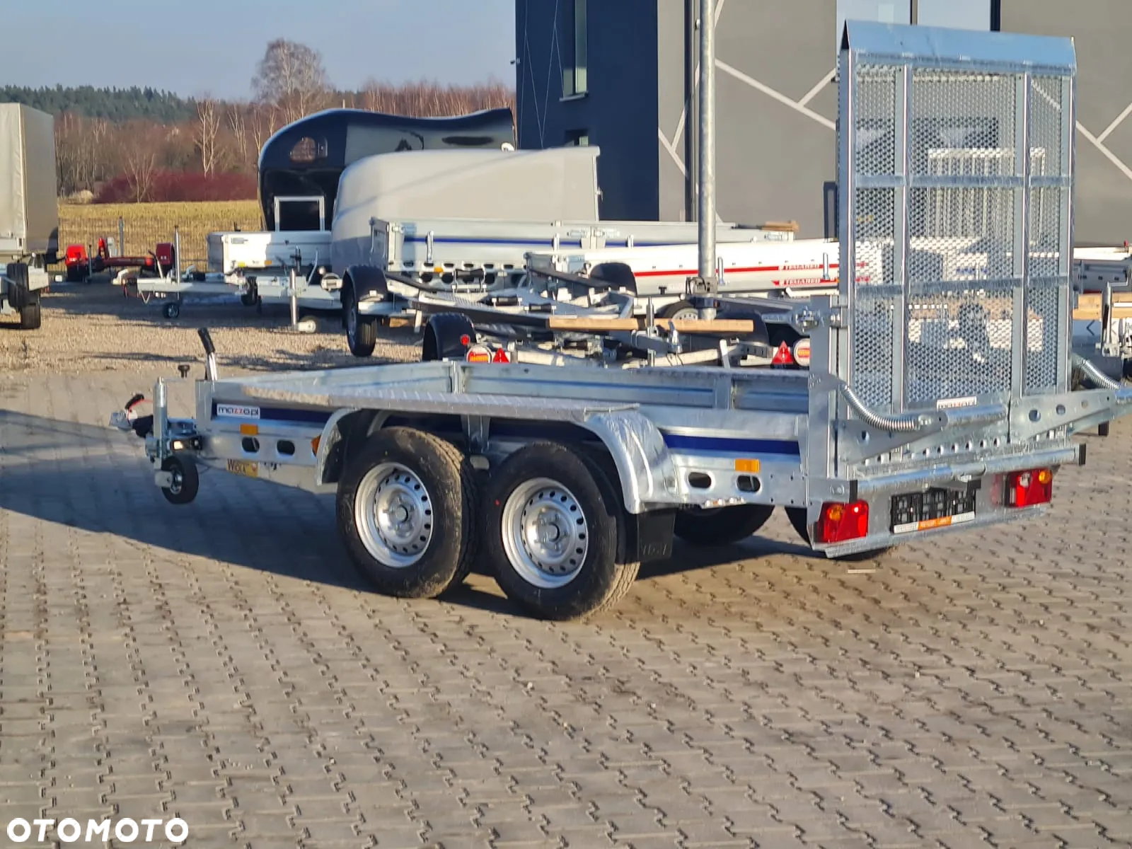 Wiola Dostawa przyczepa koparkowa budowlanka z trapem 292x142x20cm DMC2700 kg MOCNA I SOLIDNA - 4