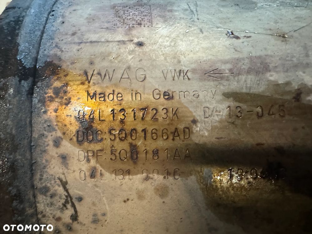 KATALIZATOR DPF AUDI VW SKODA 2.0 TDI CRB 04L131723k - 6