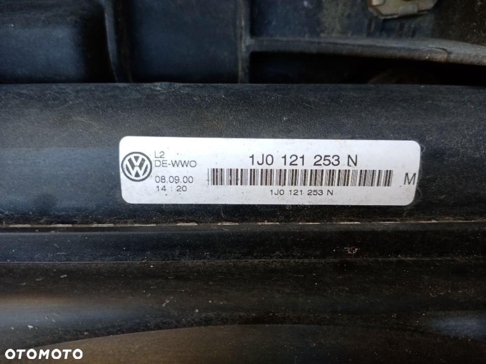 Pas przedni kompletny chłodnice VW Bora 1.4 16V 1J0121253N 1J0121207T - 6