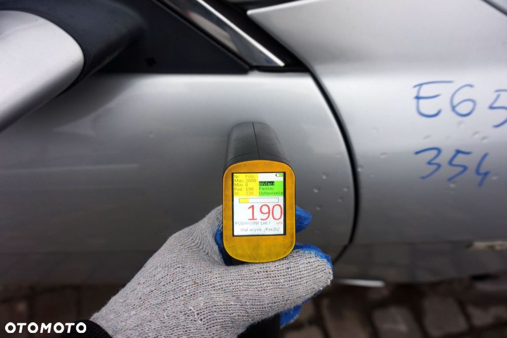 DRZWI PRZEDNIE PRAWE 7 IV E65 354  SREBRNY TITANSILBER BMW 2001-2005 - 5