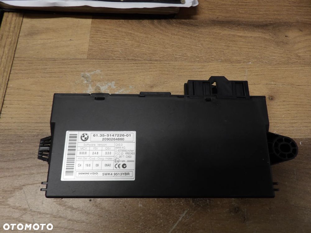 BMW - E87,E81,E90,E91,E60,E61 - MODUŁ , STEROWNIK CAS3 - 9147226 - 1