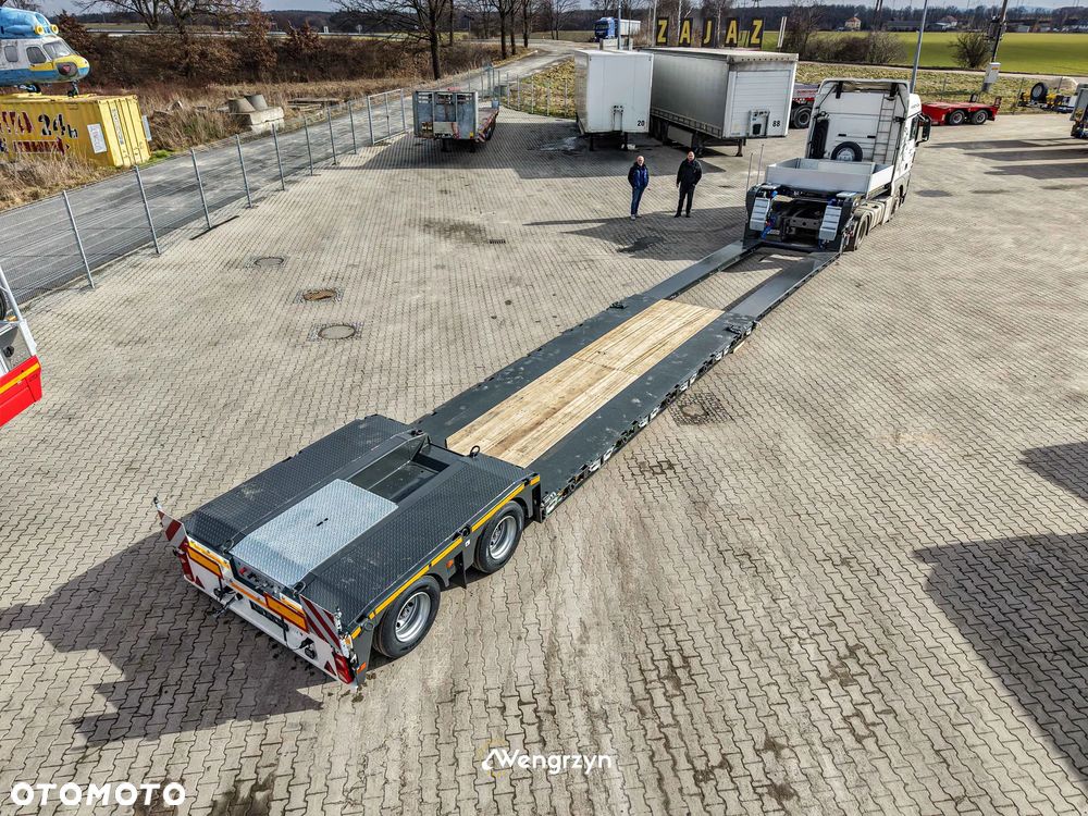 MAX Trailer 2 osiowy tiefbett, lowbed, zawieszenie pneumatyczne - 3