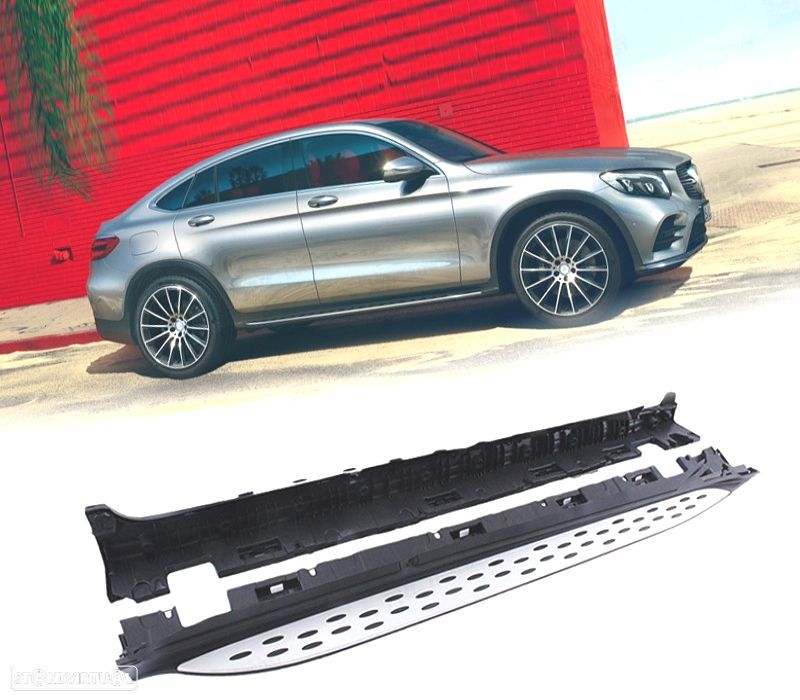 ESTRIBOS LATERAIS MERCEDES GLC COUPE C253 X253 15-22 - 1