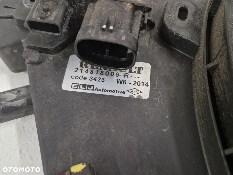 RENAULT CLIO IV 4 DACIA SANDERO II 1.5 DCI 2 WENTYLATOR CHŁODNICY 214818009R - 8
