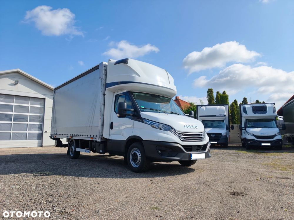 Iveco DAILY FIRANA 10EP WINDA DHOLLANDIA PLANDEKA 3.0 180KM HIMATIC AUTOMAT NAWIGACJA RADAR ASYSTENT PASA SERWIS ASO BEZWYPADKOWY ZADBANY 2024 FV23% KLIMA WEBASTO 35S18 - 11