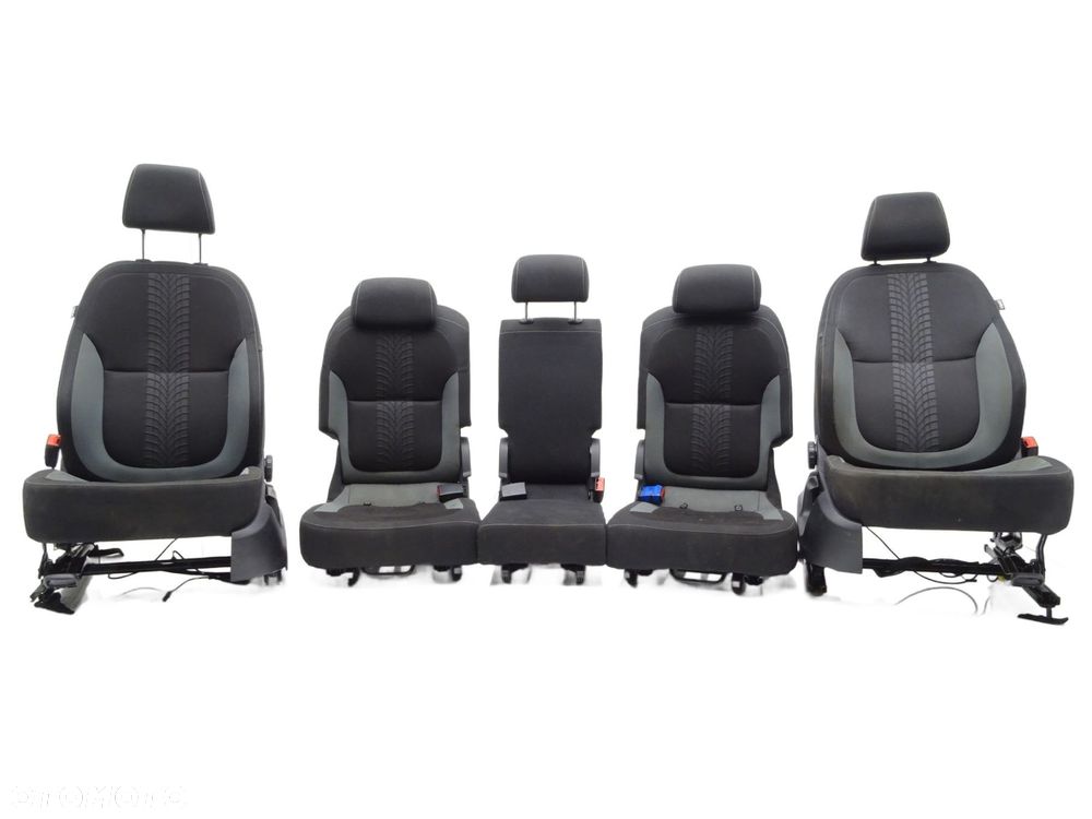 Komplet foteli kanapa tył prawy lewy tylna 8r0881105n skoda yeti i 5l - 1