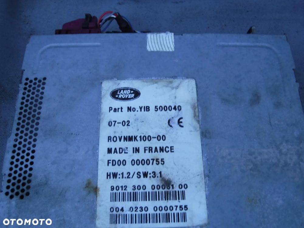 LAND RANGE ROVER VOUGE CZYTNIK NAWIGACJI GPS NAVIGATION SYSTEM YIB500040 - 2