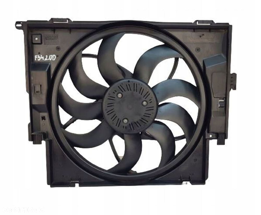 bmw 3 gt f34 2.0 d wentylator chłodnicy 8621191 - 1
