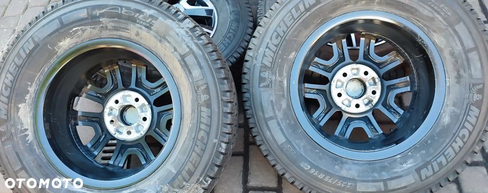 Koła Felgi Aluminiowe Oryg. Fiat Ducato Peugeot Boxer Citroen Jumper  Camper 16Cali 5x118 Michelin Agilis 225/75/16CP 2021r 4x8,4mm - 12