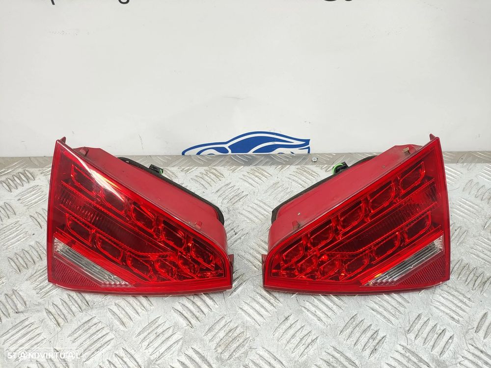 Farolim Mala Tras Traseiro Esquerdo Direito Original LED Audi A5 8T Sportback 5 Portas 8T0945094A 8T0945093A 2008 - 2016 - 2