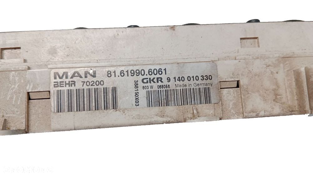 PANEL STEROWANIA NAWIEWEM MAN TGA 81619906061 - 3