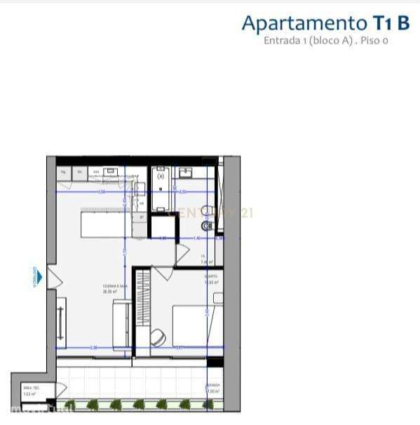 Apartamento T1 (obra nova) no centro do Montijo – Bay View Residence - Grande imagem: 2/5