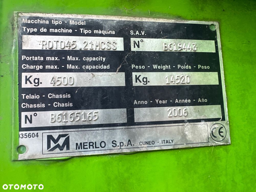 Merlo Roto 45.21/ kosz/widły/łyżka/uszkodzona - 3