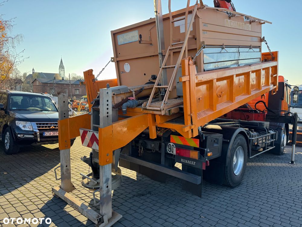 Renault Premium 260DCi Wywrotka 3 str HYDROBURTA HDS Palfinger Solarka Acometis SPECJALNY Pług Odśnieżny Czerpak Kompletny Zestaw - 9