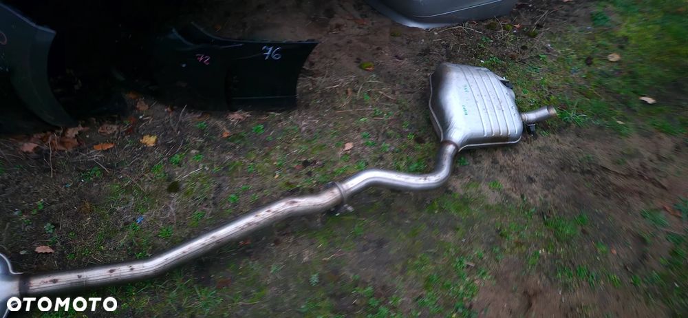 Mercedes C Klasa W205 SEDAN 180 200 1.8 2.0 CGI Kompletny układ wydechowy Tłumik Wydech A2054911301 A2054911300 - 6