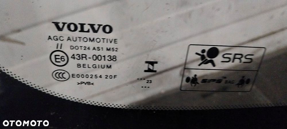 SZYBA CZOŁOWA PRZEDNIA SENSOR LUSTERKO WSTECZNE VOLVO V40 II 31314540 - 7