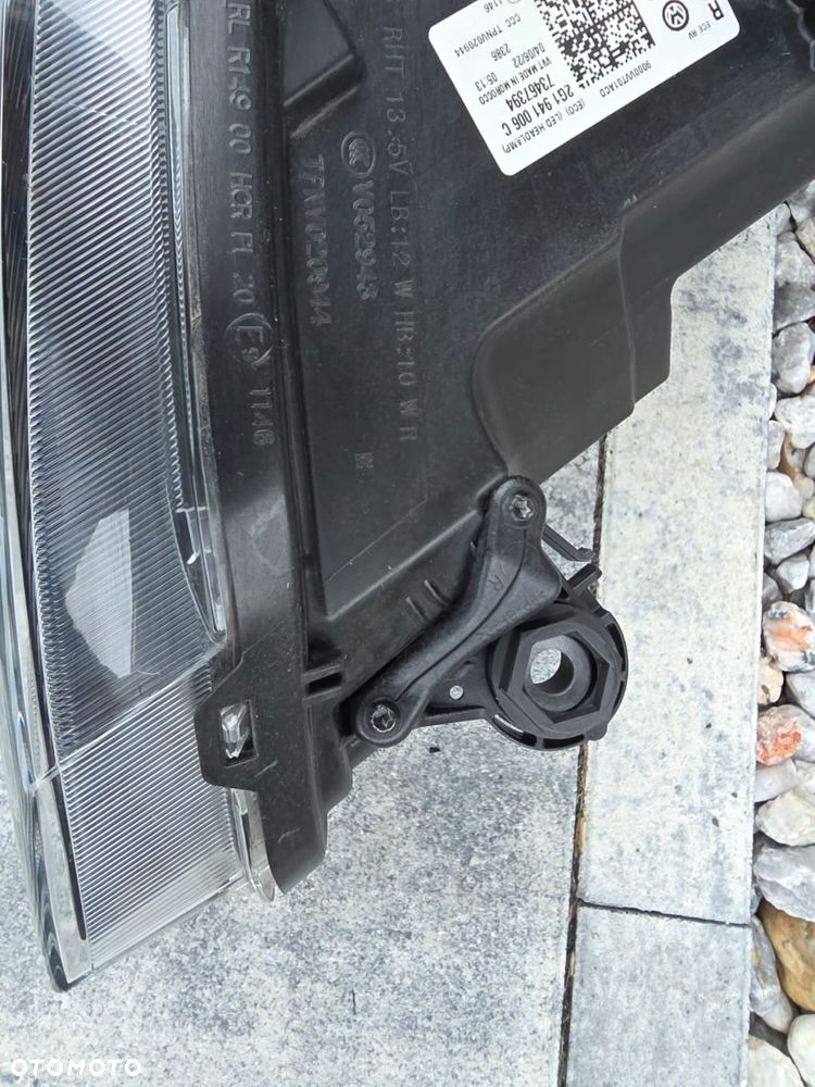 vw polo vi 2g lift kompletna lampa prawa przód full led 2g1941006c - 6