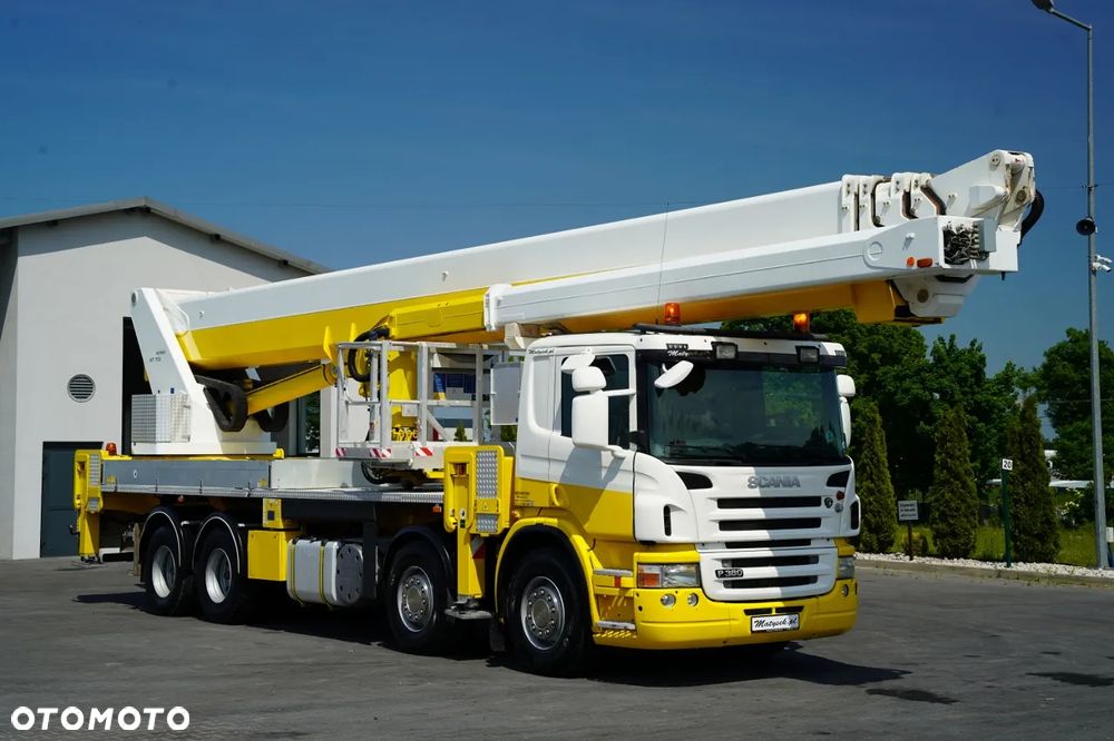 Scania P 380 / 8x4 / PODNOŚNIK KOSZOWY / PALFINGER WT 700 / WYSOKOŚĆ ROBOCZA 70 M / - 2