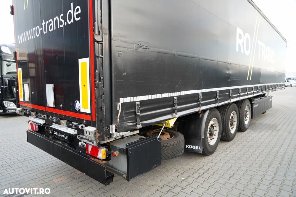 Kögel CORTINĂ KOGEL / STANDARD / ACOPERIȘ SUSPENDAT / CONTENIER PENTRU PALEȚI - 14