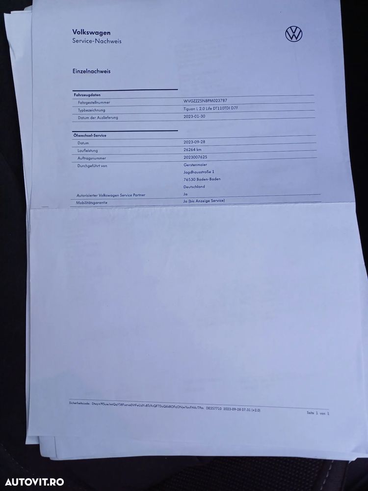 Volkswagen Tiguan 2.0 TDI SCR (BlueMotion Technology) DSG Trendline - 32